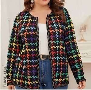 Light weight multi colored jacket
